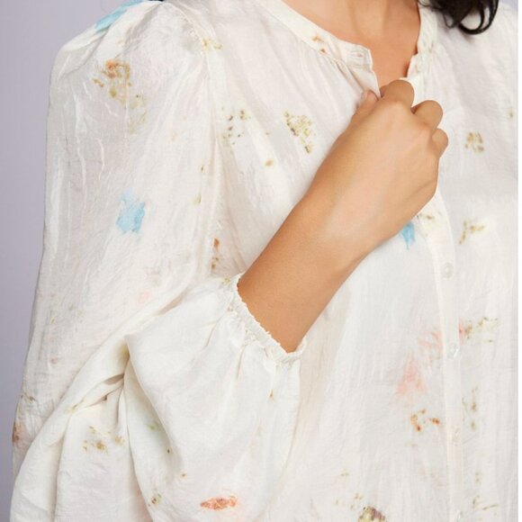 Current/Elliott The Settler Pure Silk Top, Size S, NEW - Picture 1 of 2